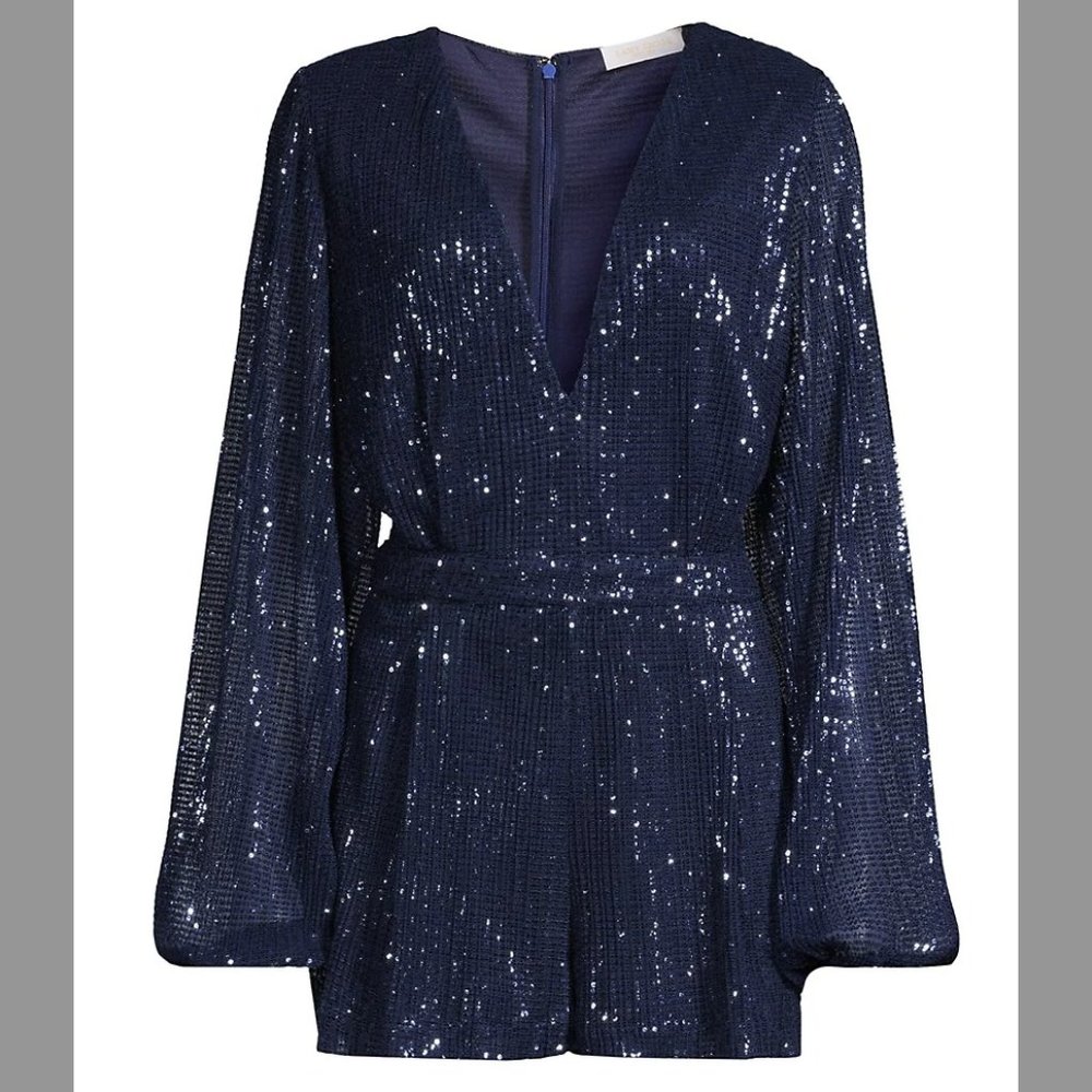 Ramy Brook - Emily Sequined Romper - Sz 8 - EUC